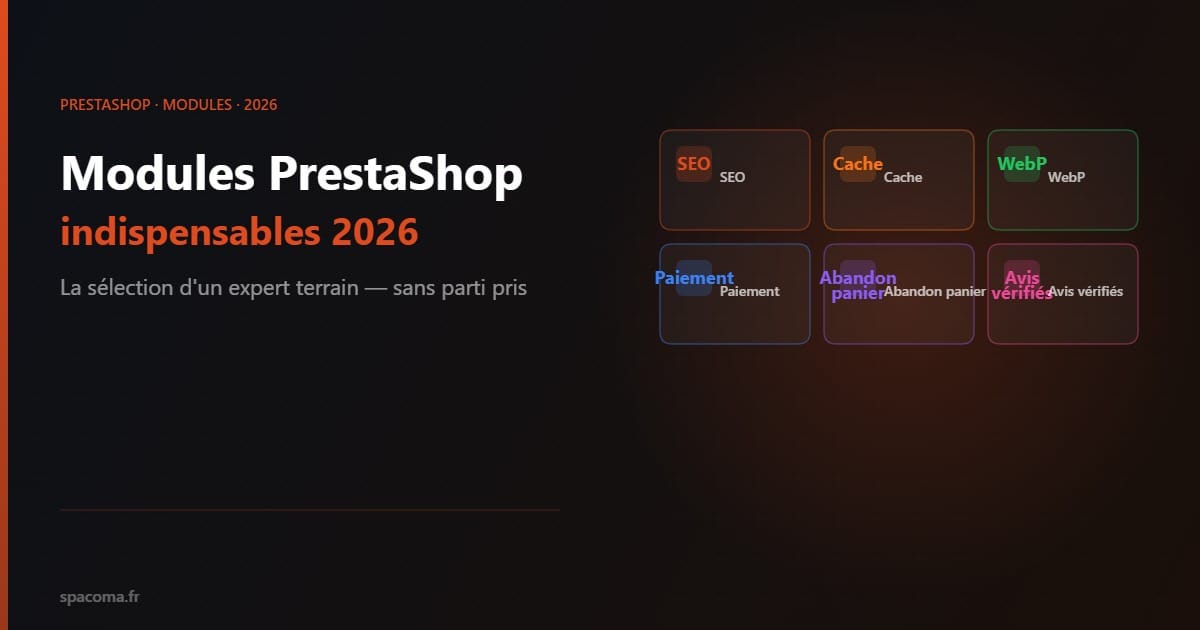 Modules PrestaShop Indispensables en 2026 — La Sélection Terrain